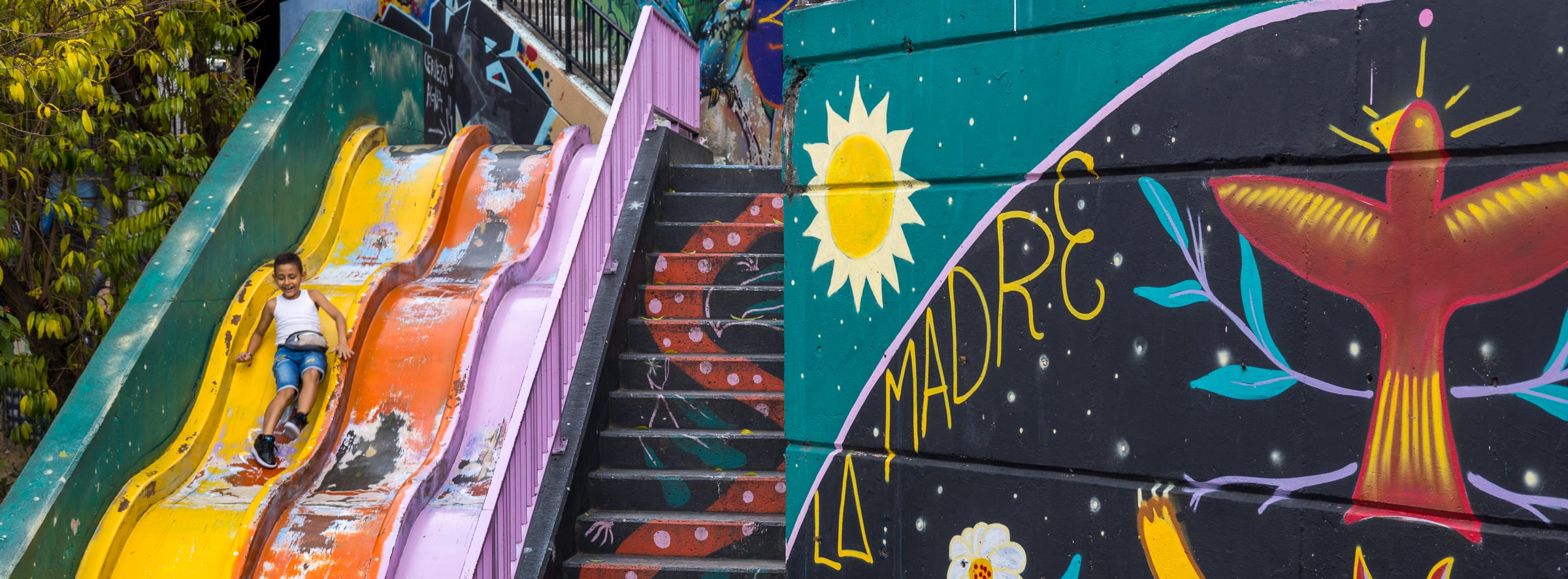 Comuna 13 - Blid klicken zum vergrößern.